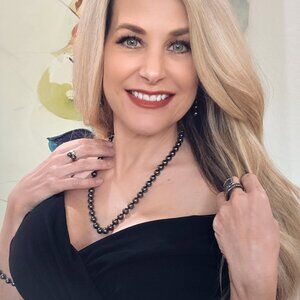 Vtg Y2K Hermatine Gunmetal Jewelry Set-Necklace, Bracelet, Earrings, Ring